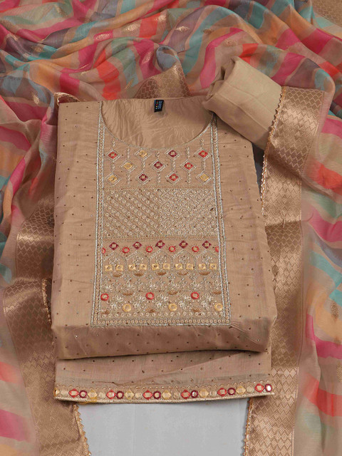 TAVAS Embroidered Unstitched Dress Material