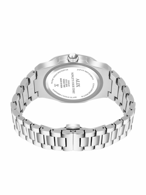 ALIX Unisex Brass Dial & Bracelet Style Straps Analogue Multi Function Watch AL3052 SBE - Image 4