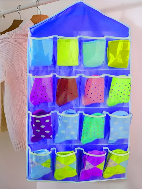 atorakushon Blue & Transparent Multi-Utility Clothes Storage Organizer - Image 3