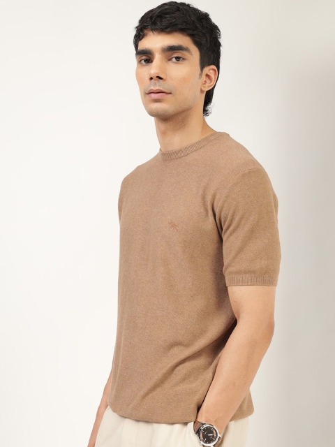 Andamen Men Solid Round Neck Cotton T-shirt - Image 3