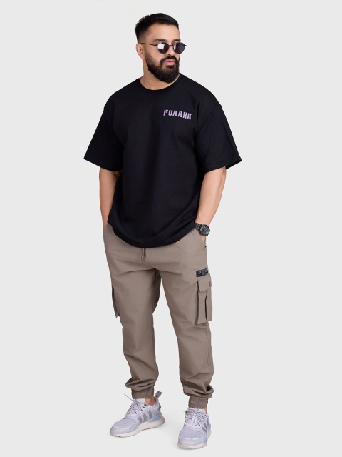 FUAARK Men Mid-Rise Cargo Joggers Track Pants - Image 4