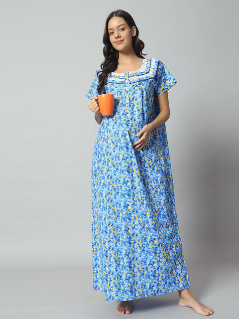 SEPHANI Printed Maxi Nightdress