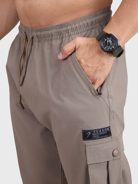 FUAARK Men Mid-Rise Cargo Joggers Track Pants - Image 5