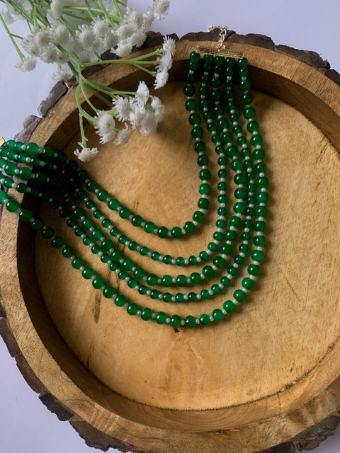 I Jewels Beaded Layered Necklace