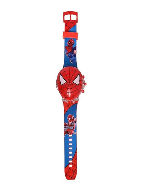 SWADESI STUFF Unisex Kids Printed Dial & Straps Digital Multi Function Automatic Watch 3D SPIDERMAN - Image 3
