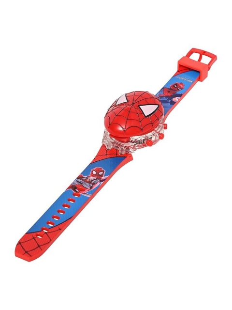 SWADESI STUFF Unisex Kids Printed Dial & Straps Digital Multi Function Automatic Watch 3D SPIDERMAN - Image 4
