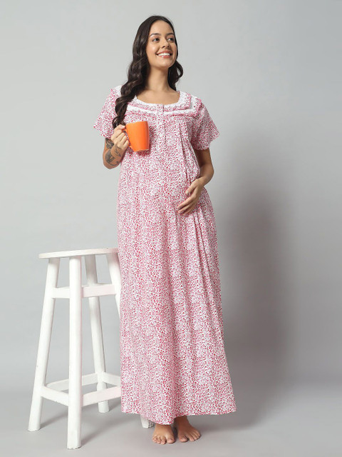 SEPHANI Printed Maxi Nightdress