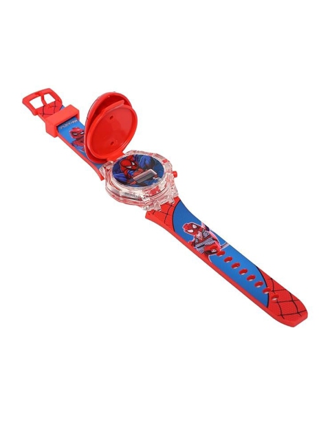 SWADESI STUFF Unisex Kids Printed Dial & Straps Digital Multi Function Automatic Watch 3D SPIDERMAN - Image 5