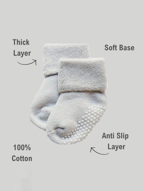 AHC Infants Pure Cotton Patterned Ankle-Length Socks - Image 3