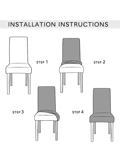 Cortina Pack Of 6 Bubble Textured Pink Chair Covers - Image 4