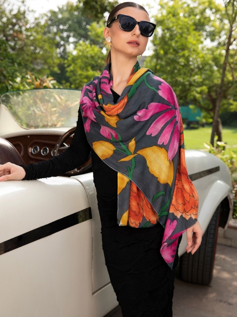MODARTA Floral Printed Shawl - Image 5