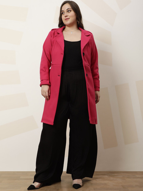 Athena Ample Women Single-Breasted Overcoat - Image 6