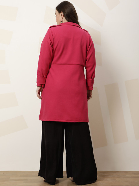 Athena Ample Women Single-Breasted Overcoat - Image 5