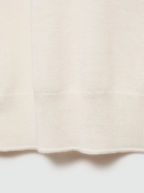 MANGO Knitted V-Neck Pullover - Image 5