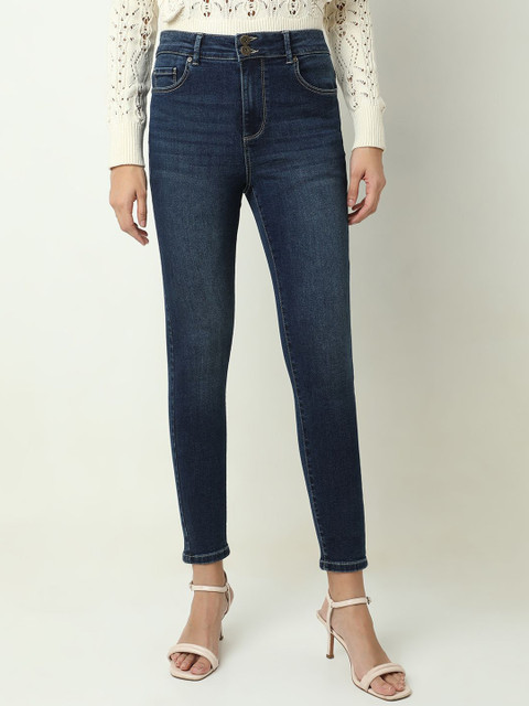 Vero Moda Women Skinny Fit High-Rise Stretchable Jeans