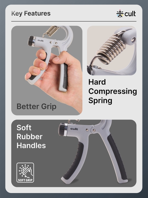 CULT Cult Adjustable Unisex Hand Grip Strengthener - Image 3