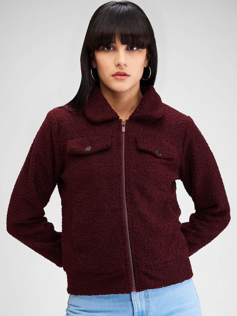 SPYKAR Women Tailored Jacket with Embroidered