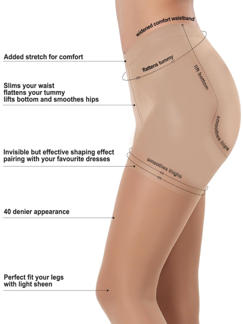 KRENOZ Tights Minimalist Sheer Pantyhose Sheer Stockings - Image 6