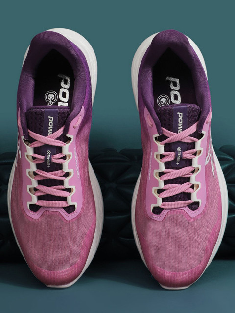 Power Women Mesh Walking Non-Marking Lace-Up Sports Shoes