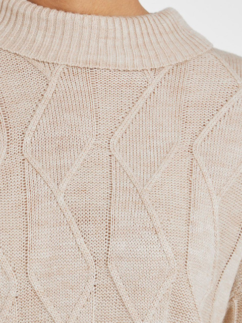 Styli Women High Neck Boxy Fit Sweater - Image 2