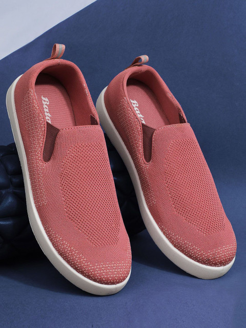 Bata Women Walking Non-Marking Slip-On Walking Shoes