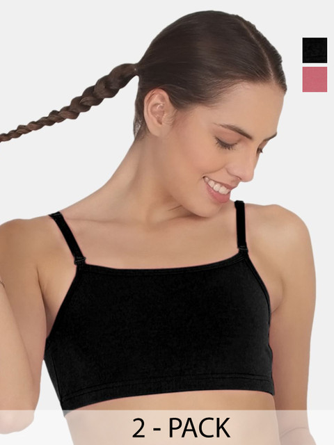 POOJA RAGENEE Pack Of 2 Bra Medium Non Padded Coverage
