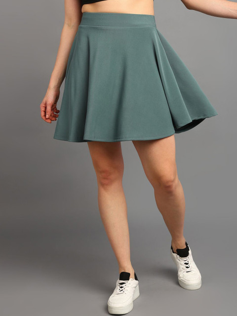 BAESD Flared Above Knee Length Skirts