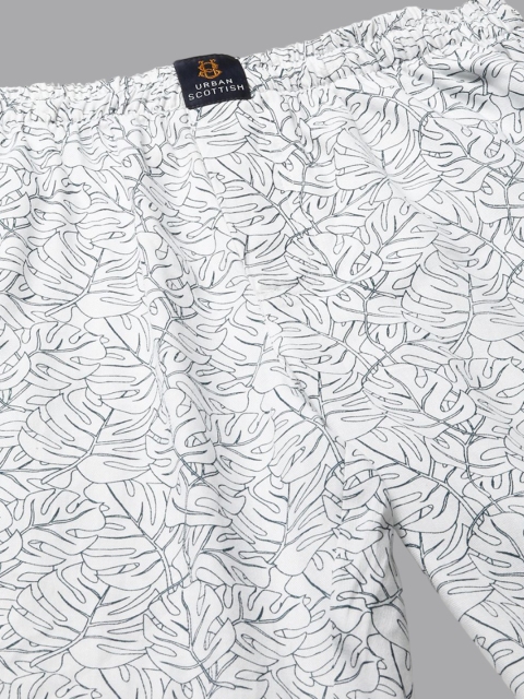 URBAN SCOTTISH Men Printed Pure Cotton Lounge Pants - Image 7