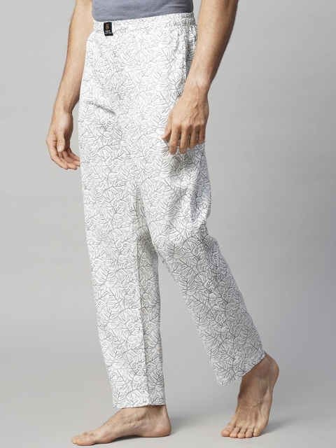 URBAN SCOTTISH Men Printed Pure Cotton Lounge Pants - Image 3