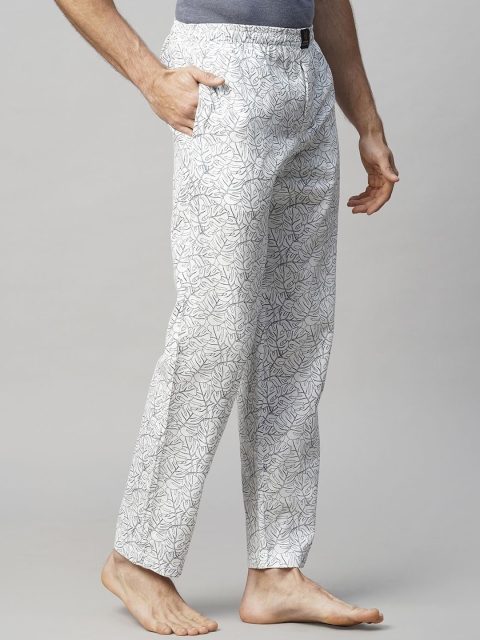 URBAN SCOTTISH Men Printed Pure Cotton Lounge Pants - Image 2