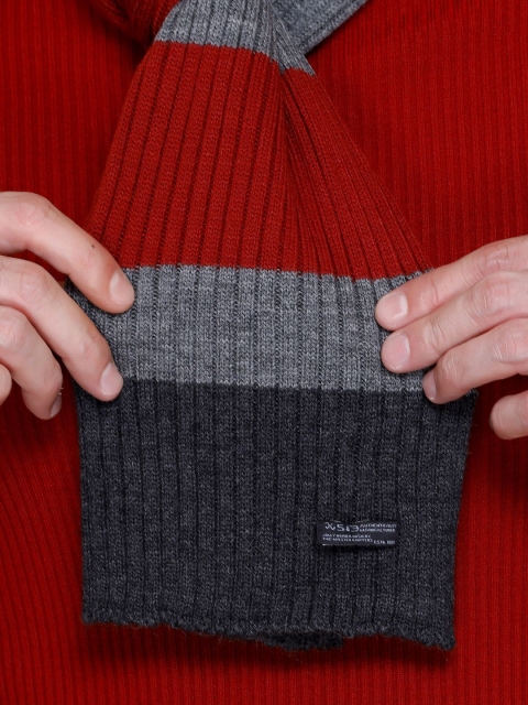 513 Men Striped Acrylic Mufflers - Image 2