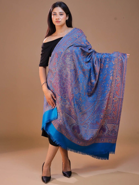 SWI Stylish Paisley Woven Design Jamawar Shawl