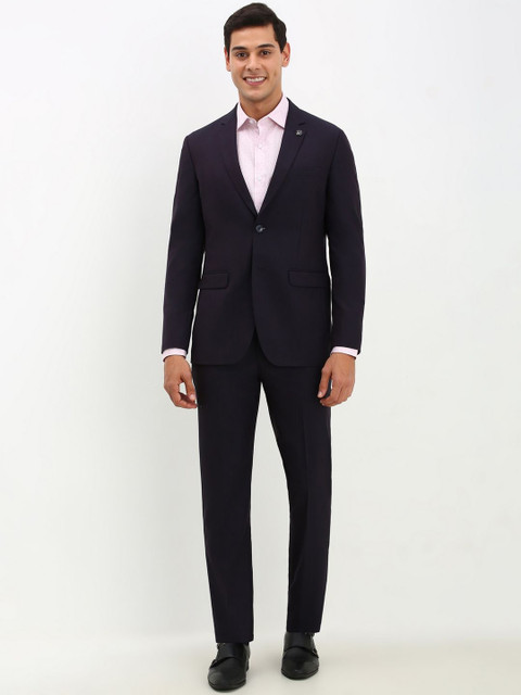 Allen Solly Men Slim-Fit Single-Breasted Two-Piece Formal Suit