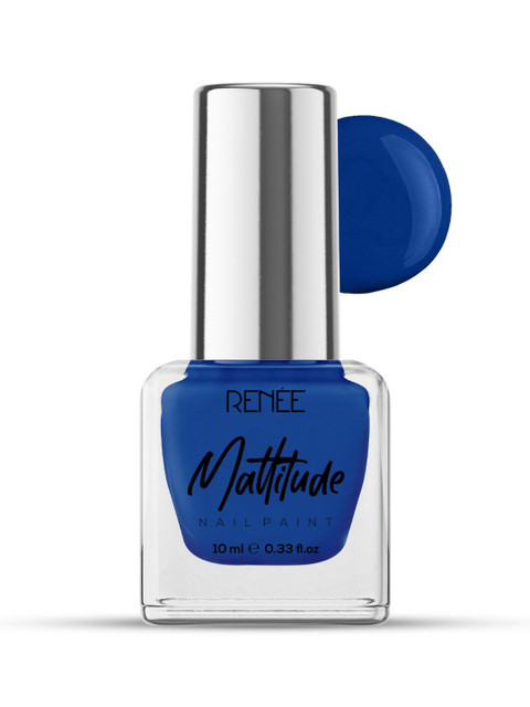 Renee Mattitude Long Lasting Nail Paint 10 ml - Prussian Blue