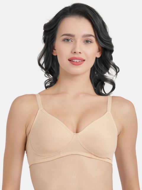 Enamor Non Padded Wirefree High Coverage Stretch Cotton Everyday Bra A042