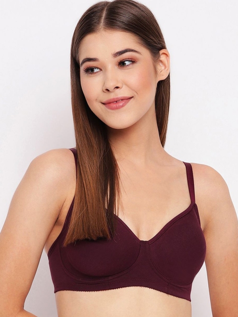Enamor Non Padded Wirefree High Coverage Stretch Cotton Everyday Bra A042