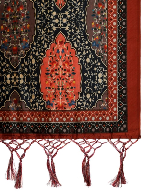 Kaizen TEXO FAB Ethnic Motifs Digital Printed Assam Silk Dupatta - Image 6
