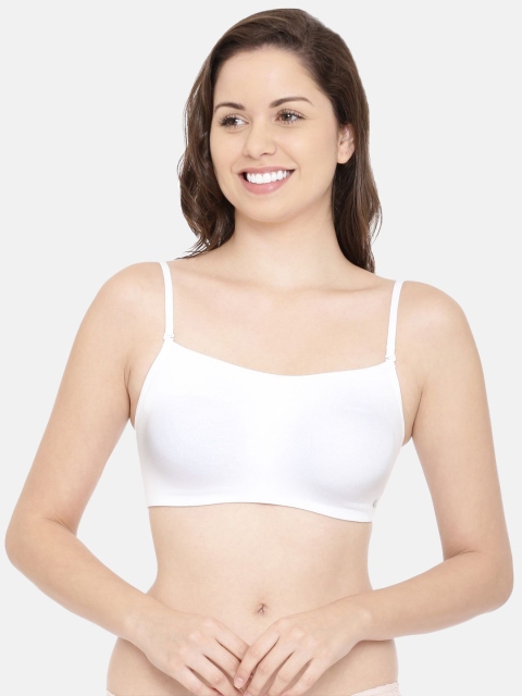 Enamor Basic Non Padded Wirefree Full Coverage Cotton Cami Bra A022