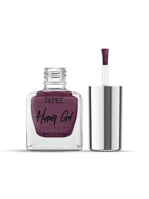Renee Hyper Gel Nail Paint - 10ml - Burgundy Violet