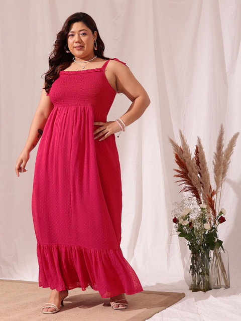 CURVY STREET Plus Size Sleeveless Maxi Dress