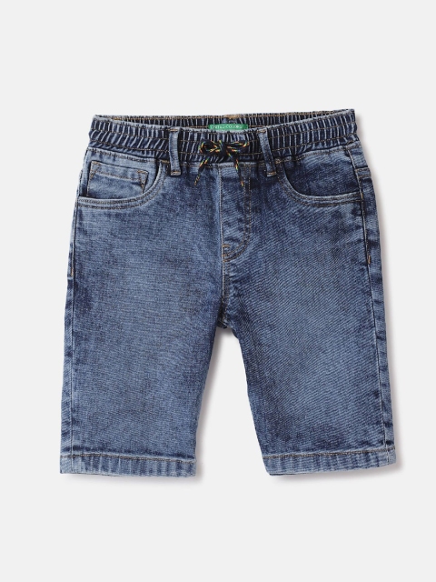 United Colors of Benetton Boys Washed Denim Shorts