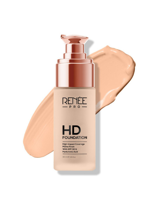 Renee Pro HD Foundation With SPF 30 - 30ml- Oak
