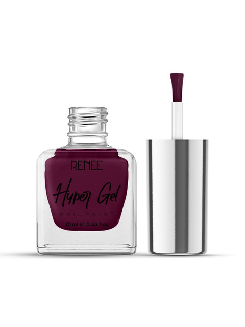 Renee Hyper Gel Long-Lasting Nail Paint 10ml - French Plum - Image 2