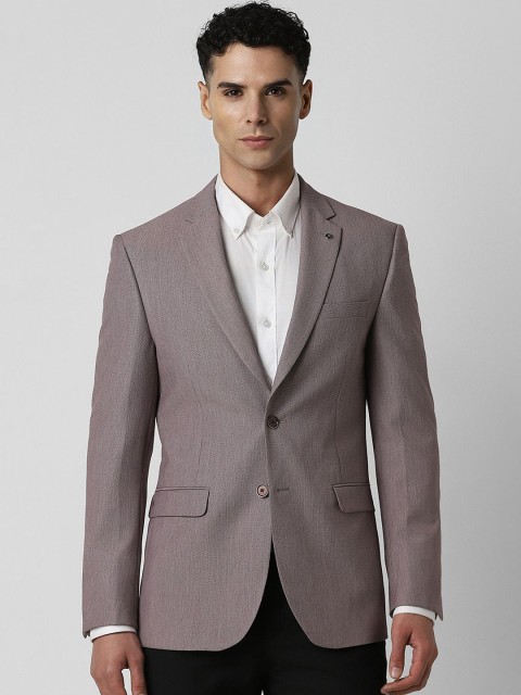 Van Heusen Slim-Fit Long Sleeve Double Vent Single Breasted Blazers