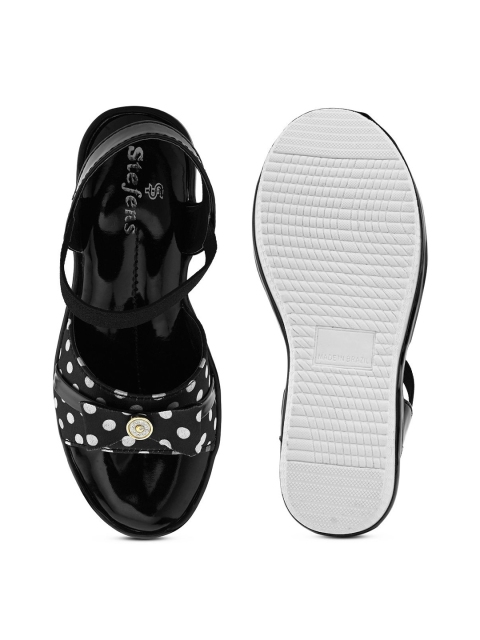 STEFENS Girls Printed Open Toe Flats - Image 5