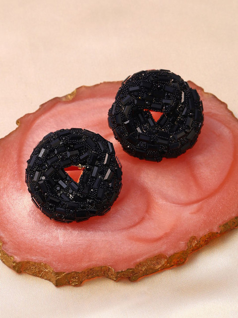 SOHI Contemporary Studs Earrings