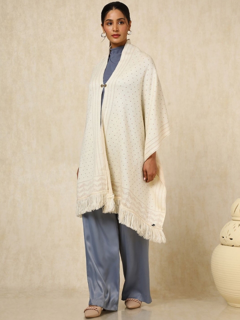 Soch Women Woven Design Acrylic Shawl - Image 5