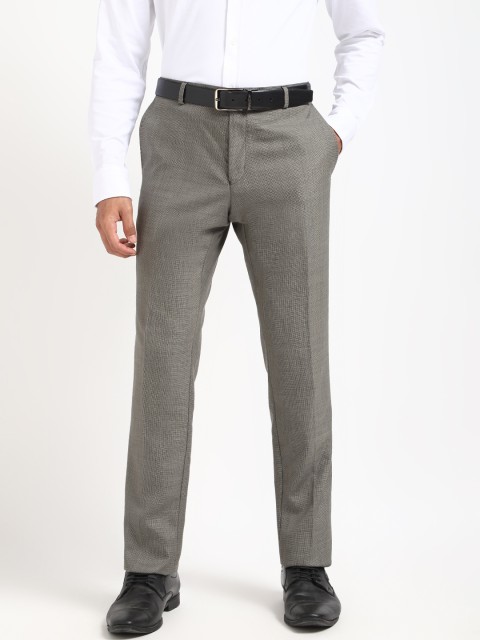 Tommy Hilfiger Men Regular Fit Mid-Rise Trousers