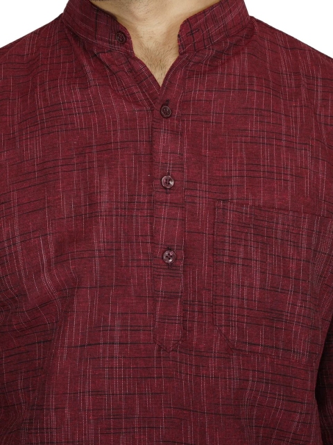 Aaryavar Men Striped Kurta - Image 2