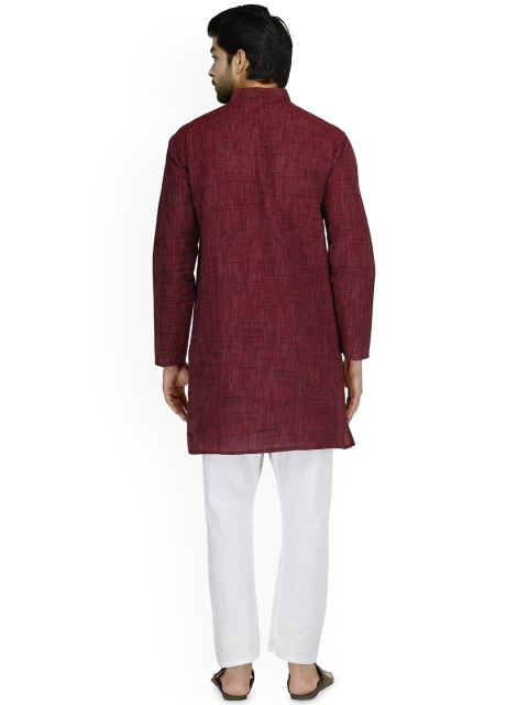 Aaryavar Men Striped Kurta - Image 5